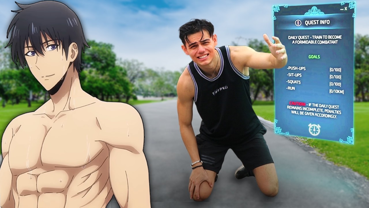 I worked out like Jin Woo in Solo Leveling