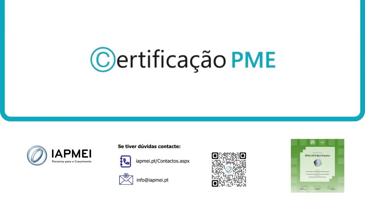 Certificação PME  - Como renovar a certificação