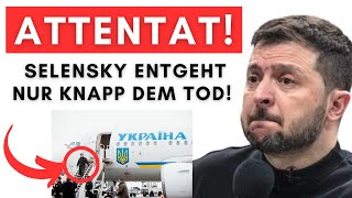 Dronen-Angriff auf Selenskys Flugzeug nur knapp gescheitert -  In einer EU-Hauptstadt!!!!