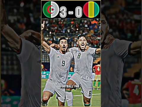 Algeria vs Guinea match | Riyad Mahrez shines 🔥🏅🤯| Africa Cup of Nations - group stage 