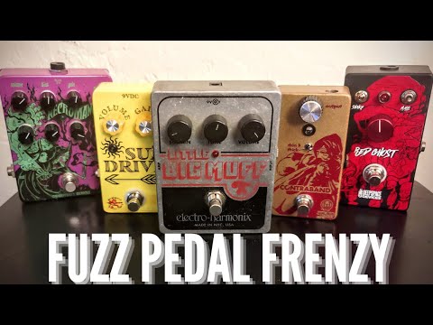 Fuzz Pedal Frenzy (A fuzz you all know, compared to one's you don't)