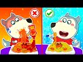 Wolf Family⭐️ Stop Eating Spicy Food, Wolfoo! - Kids Stories About Healthy Habits | Kids Cartoon