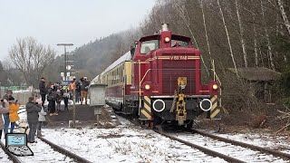 Rettungsmission über die Eifelquerbahn - Rheingold Überführung aus Gerolstein nach der Unwetter-Flut