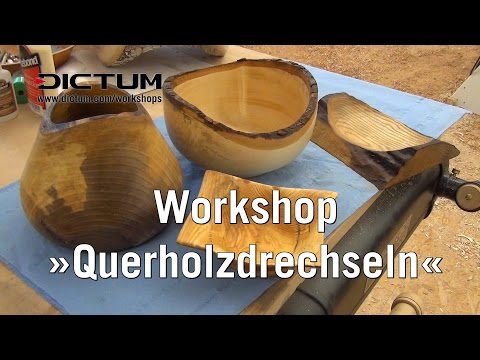 Querholzdrechseln mit Günther Friese - Drechselkurs Klassiker - DICTUM Drechselwerkstatt