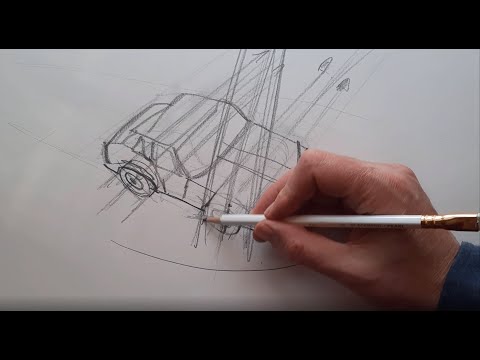 Crash Course Perspective Drawing: Wheels and Ellipses