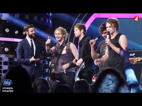 Swedish Idol host Pär Lernström meets 5 Seconds of Summer - Idol Sverige (TV4)