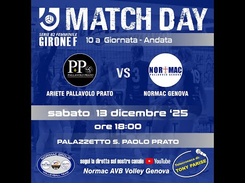 Serie B2 F   Ariete Pallavolo Prato  -  Normac