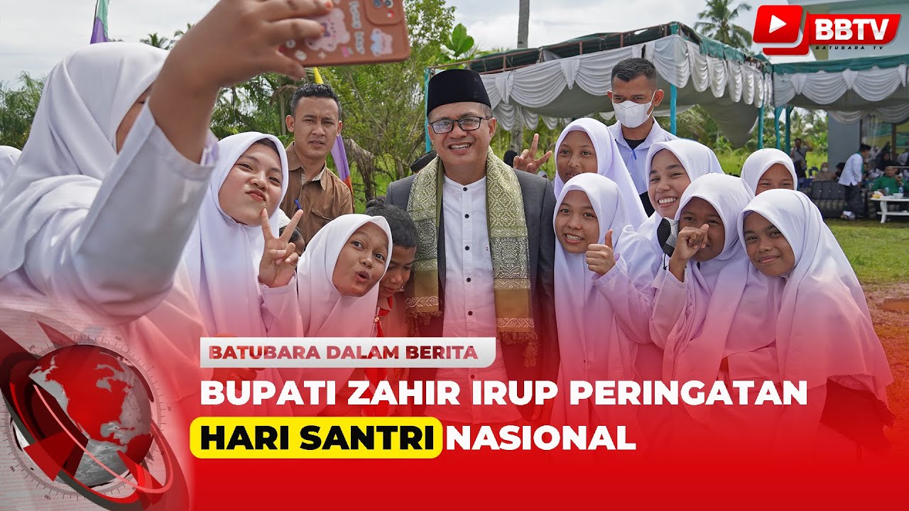 BUPATI ZAHIR IRUP PERINGATAN HARI SANTRI NASIONAL