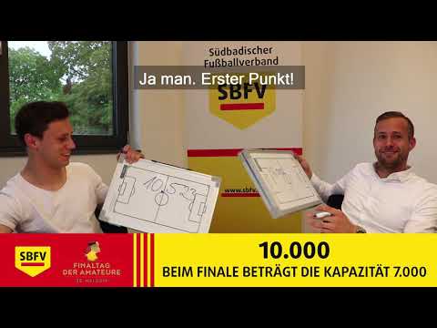 Pokalquiz vor dem SBFV-Rothaus-Pokalfinale 2019