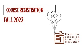 Academic Advising: Course Registration Procedure 2022-2023