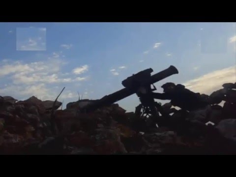 RAW USA TOW anti-tank missile VS Russians most advanced T-90 tank in Syria Breaking News 2016