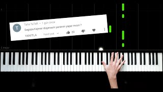 Sagopa Kajmer - Düşersem Yanarım - Piano Tutorial by VN