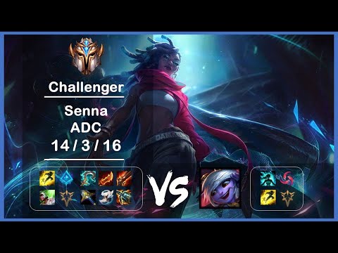 KR Challenger Replays ADC Senna vs Tristana Ep.2910