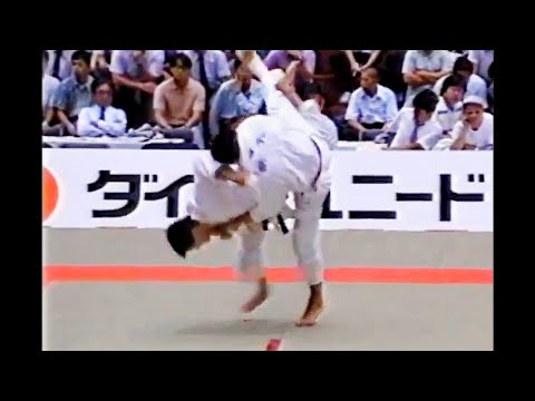 Yoshiyuki Takanami had a terrific one-step Uchi Mata