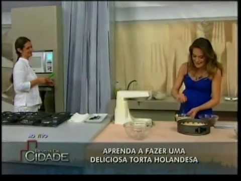 Amanda Bryant - TV Gazeta - Revista da Cidade 23/11/2012 - Receita de torta holandesa