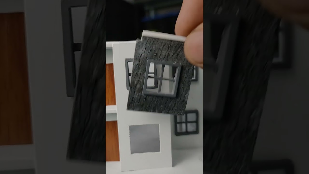 Maket Rumah dengan skala kecil