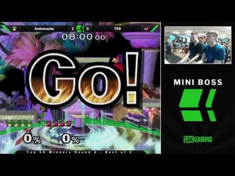 Mini Boss Top 56 Winners Round 2 - Joshuwasha (Marth) vs TK$ (Falco)