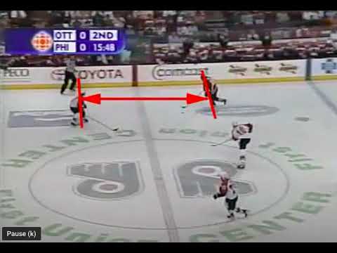 Great example of closing the gap and engaging at ore near the blue line or "stepping up"