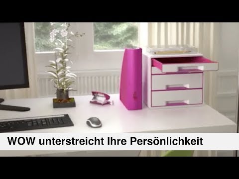 Artikelvideo 1 für AKTION: LEITZ WOW Ringbuch 2-Ringe eisblau-metallic 3,2 cm DIN A4, 1 St. mit Prämie nach Registrierung, Artikelnummer 401529