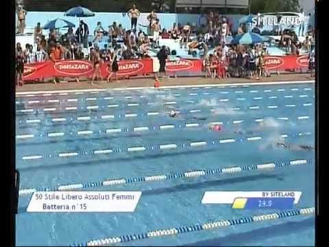Serie 15 dei 50 Stile Libero  Assoluti Femmine Master - 12 MEMORIAL ANDREA BETTIOL