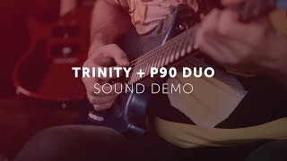 Video thumbnail for Trinity by Relish Demo (feat. Blind Boy Devita) with Relish P90 Pickups by Relish Guitars Switzerland