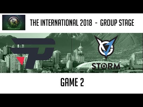 paiN Gaming vs VGj.Storm (Game 2) | The International 2018: Group Stage