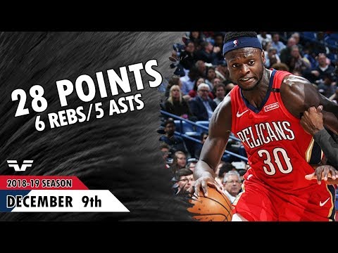 Julius Randle - 2018.12.09 - Pelicans vs Pistons - 28 Pts, 6 Rebs, 5 Asts