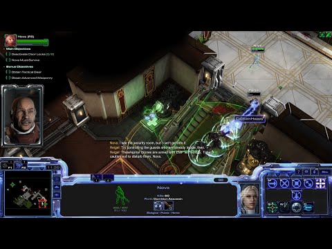 StarCraft 2 Co-op Campaign: Nova Covert Ops Mission 7 - In the Enemy's Shadow