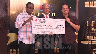 Leidsa entrega 264 millones de pesos a ganador de la Loto