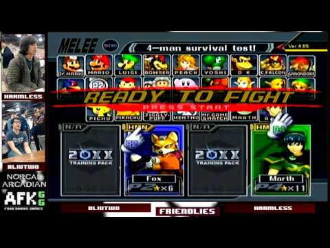 Norcal Arcadian 4 - bliutwo (Fox) vs Harmless (Marth)
