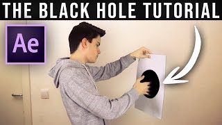 How to Create THE BLACK HOLE Effect│After Effect