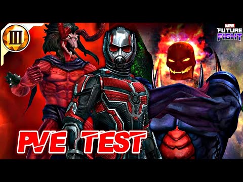 Ant man new uniform PVE Test / T3 Level 80 with Obliex - MARVEL FUTURE FIGHT #rkmff #mff #antman3