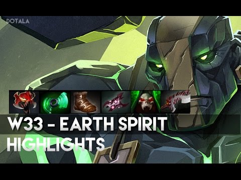 w33 Earth Spirit | Dota 2