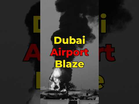 massive fire near dubai international airport after drone hits fuel tank | Flights suspended