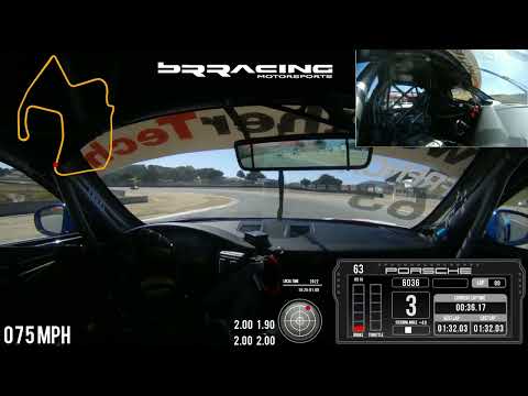 A Lap during race 2 of Porsche Sprint Challenge at Laguna Seca of in Porsche 992 GT3 Cup