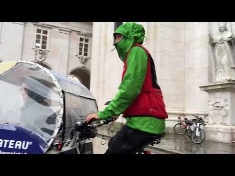 Rikscha-Testfahrt vor der Langen Nacht der Kirchen