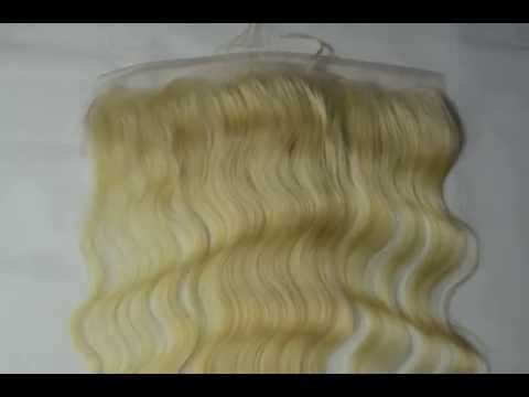 Blonde Hair Natural Hair Line Lace Frontal Body Wave Frontal