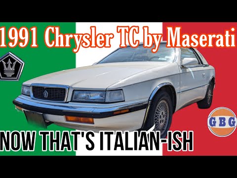 My first ever Italian car, a 1991 Chrysler TC by Maserati. It's time to hit Olive Garden!