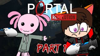 Making science with an Axolotl - Blue and Red Plays Portal Revolution - Chapter 1