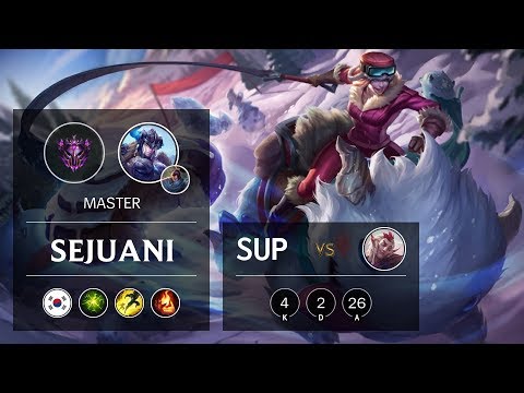 Sejuani Support vs Rakan - KR Master Patch 9.13