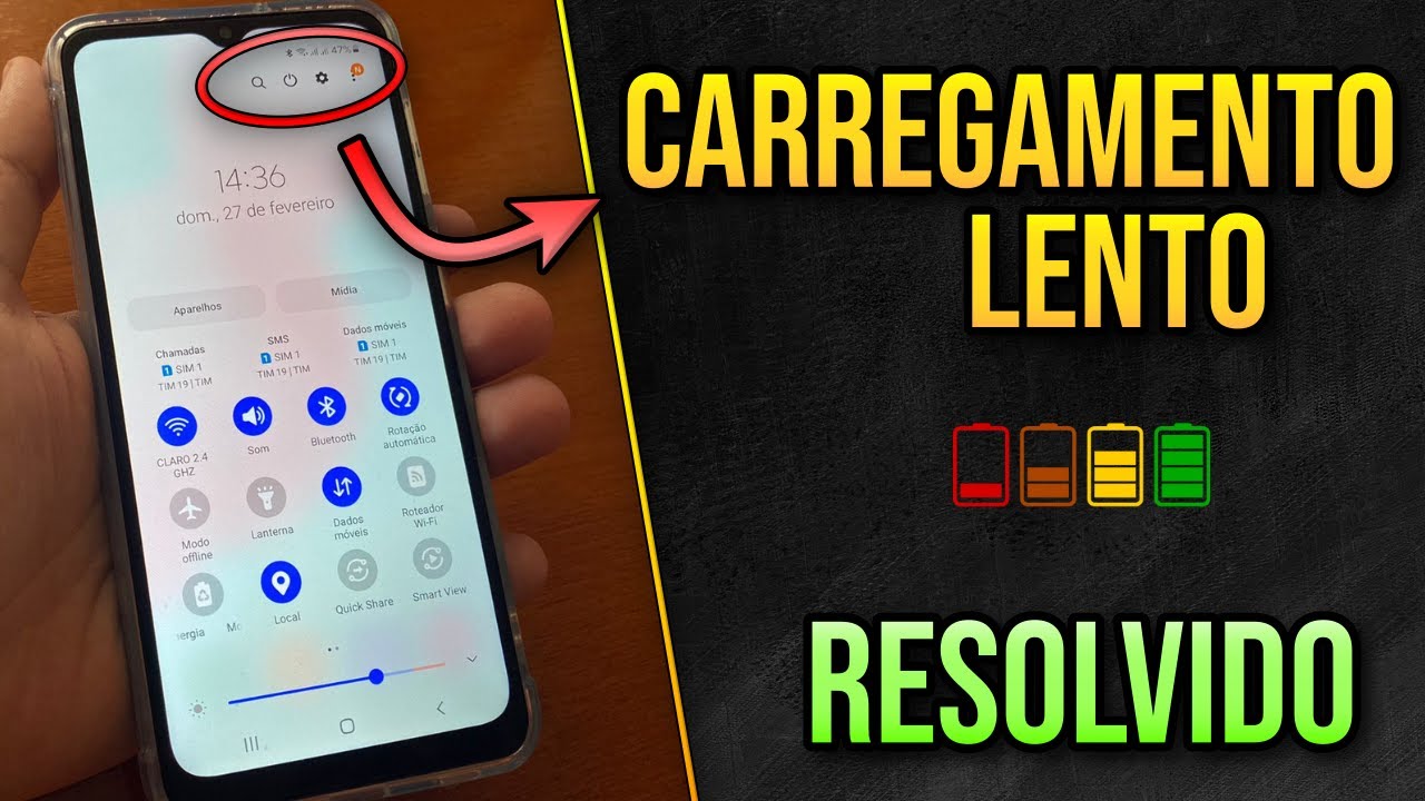 Carregamento Rápido do Celular Não Funciona (Como carregar bateria mais rápido)