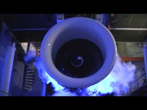 General Electric CF6-50 engine test