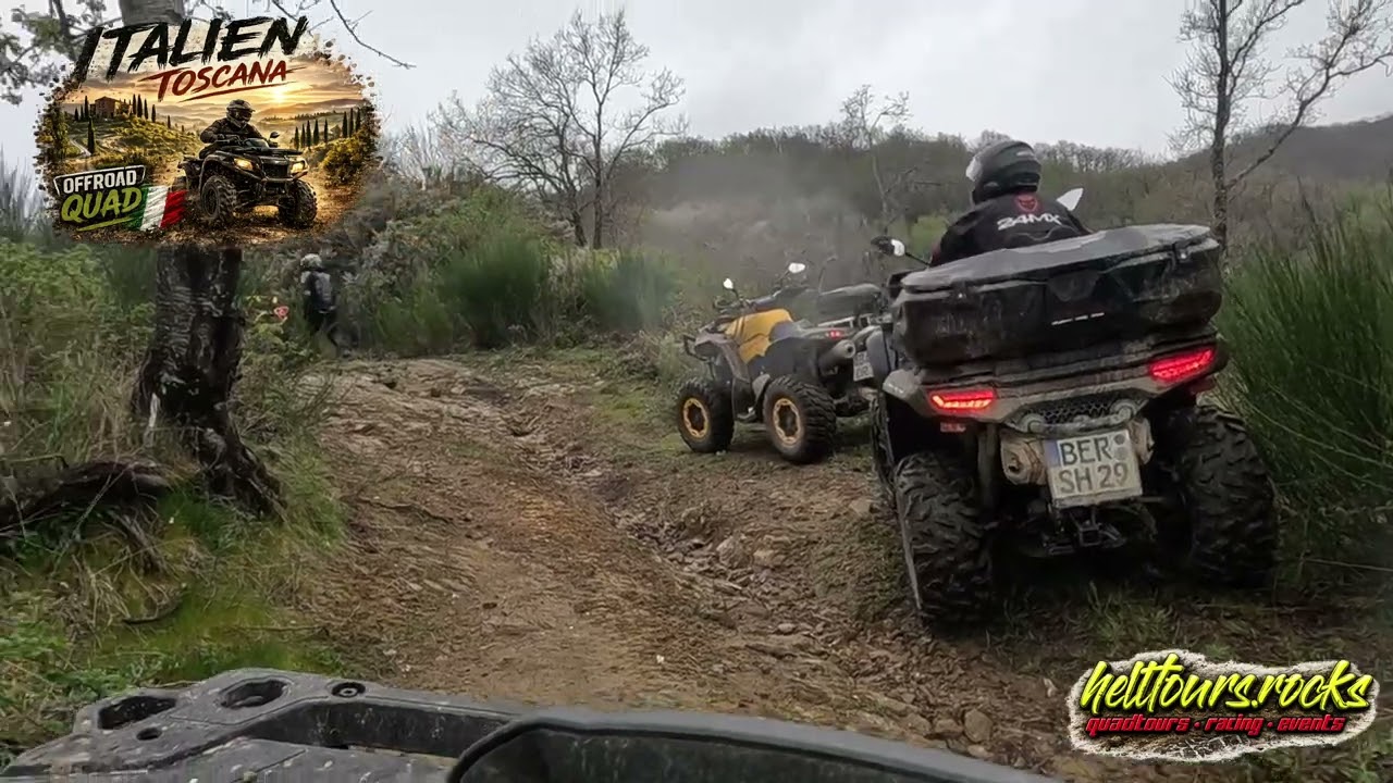 Diese ATV Tour in der Toscana wurde komplett dreckig…