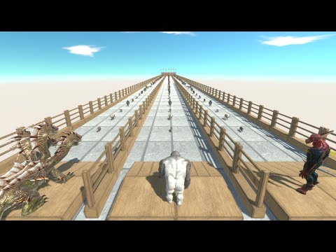 Kozarog vs Old Goro vs Hydra who is the fastest killer?  - Animal Revolt Battle Simulator