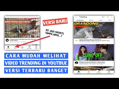 Cara Melihat Video Trending Di Youtube Versi Baru | Tutorial Mengetahui Video Trending Youtube