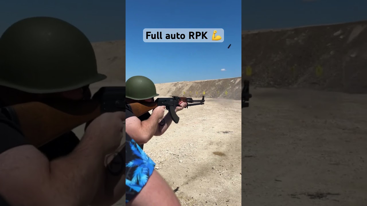 Full auto RPK #shorts #fullauto #russian #machinegun