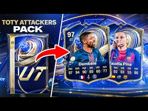 I PACKED A TOTY ATTACKER! 😱 MY BEST TOTY PACK OPENING EVER! #eafc26