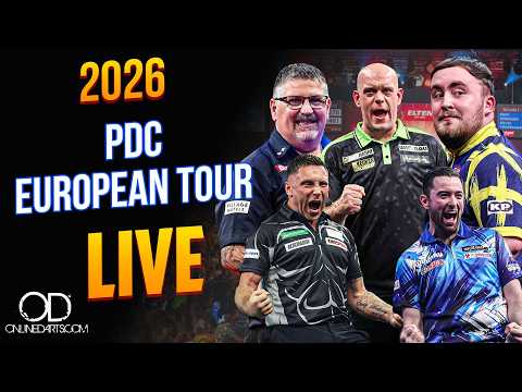 2026 PDC European Tour | Cup Collection Time 🏆 Poland Darts Open ET 1 Session 6