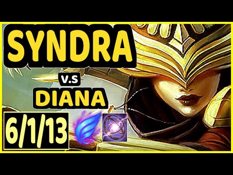 GORI (SYNDRA) vs DIANA - 6/1/13 KDA MID CHALLENGER GAMEPLAY - KR