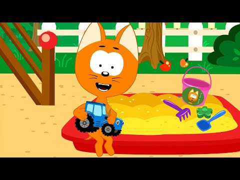 Brump Brump Tractor -  Meow Meow Kitty  -  song for kids